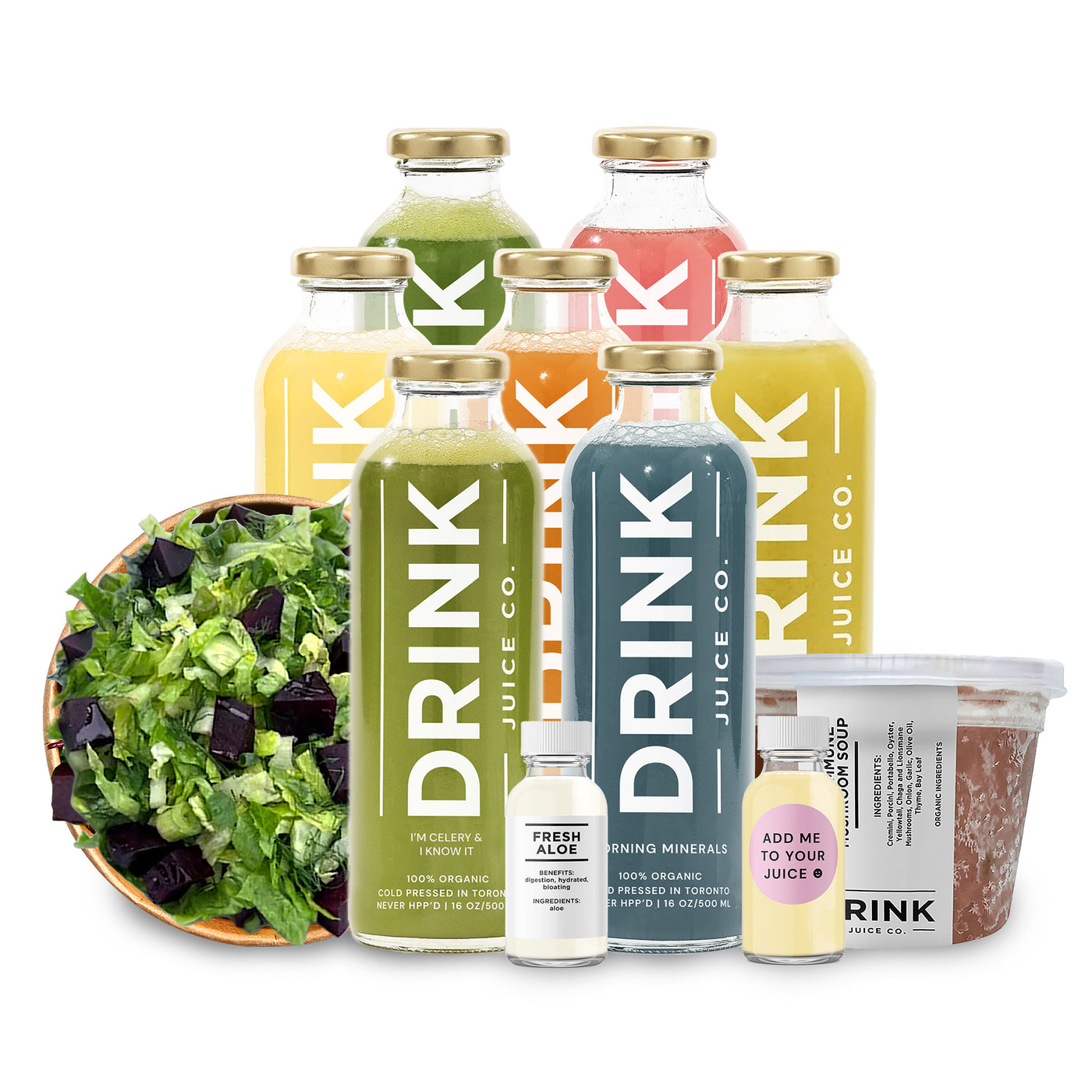 3 Day Juice, Soup and Salad Cleanse Drink Juice Co.