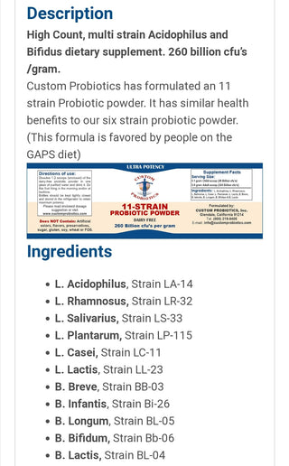 Custom Probiotics - 130 Billion